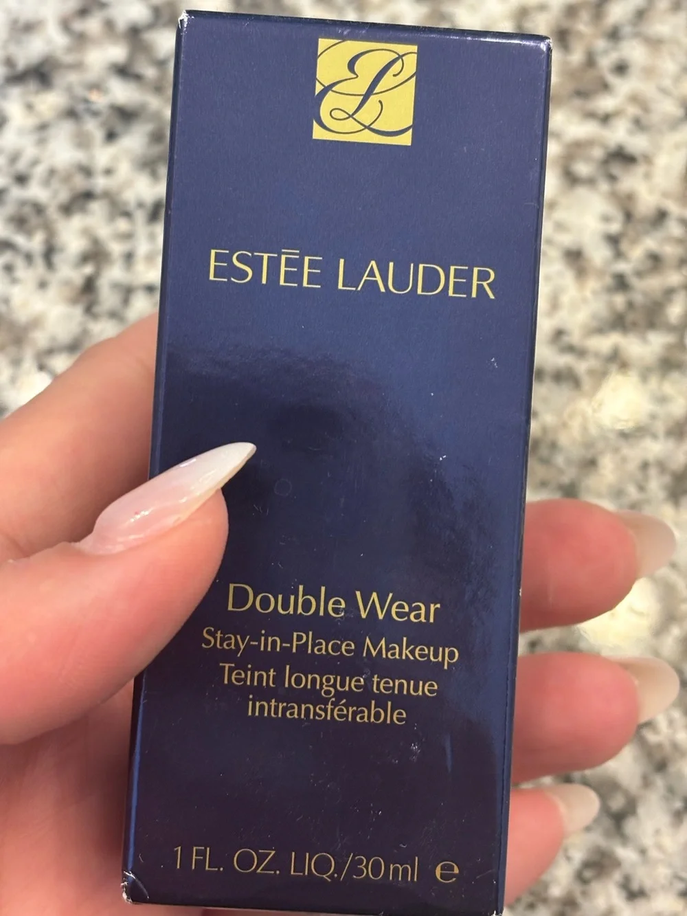 Estée Lauder Double Wear Stay-In-Place Makeup - Navy & Gold Box